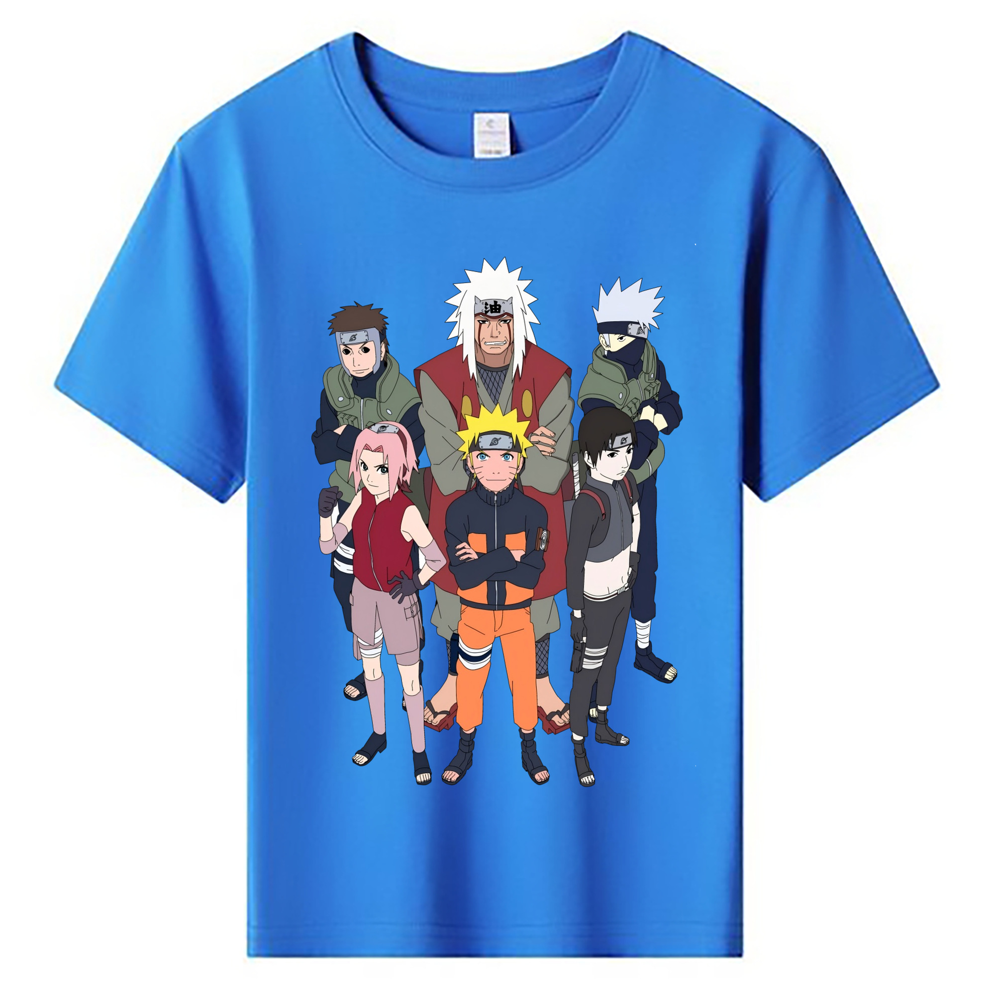 （画像用） NARUTO -ナルト- うずまき ナルト Uzumaki Naruto 綿100％キッズTシャツ（フロントプリント）